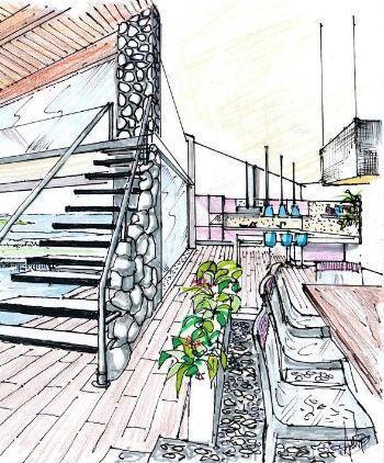 LIVING ACCANTO ALLA PISCINA